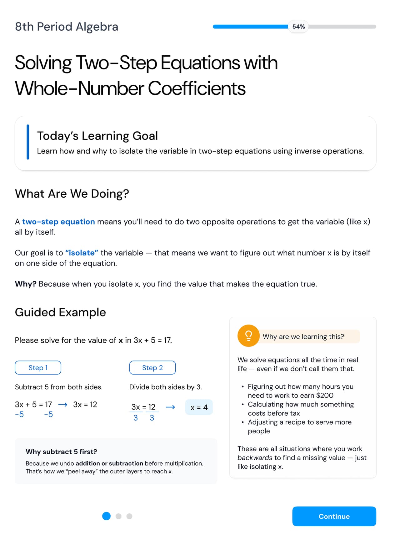 BrightBook lesson preview