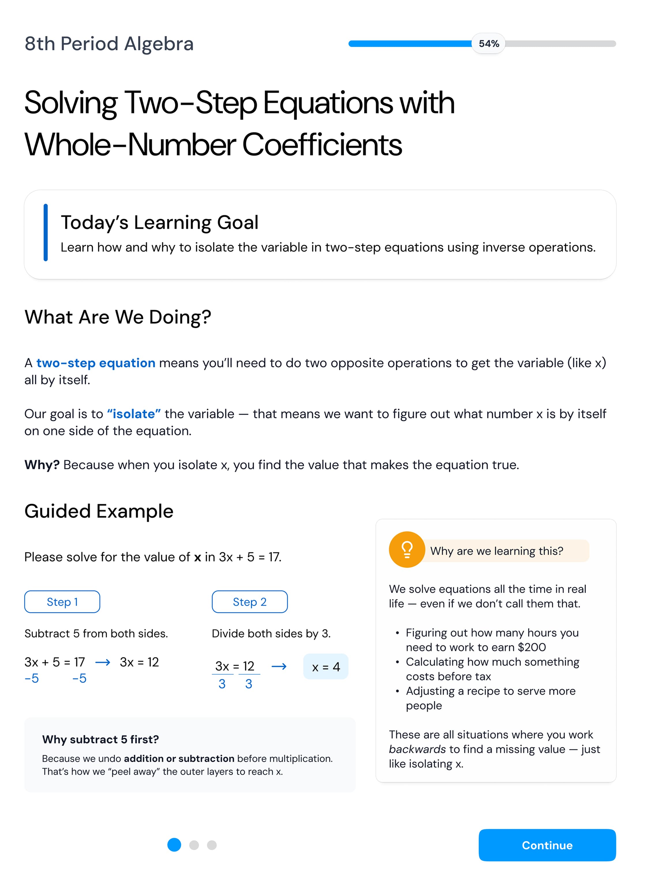 BrightBook lesson preview